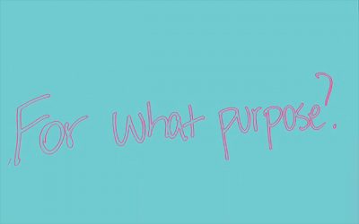For What Purpose?